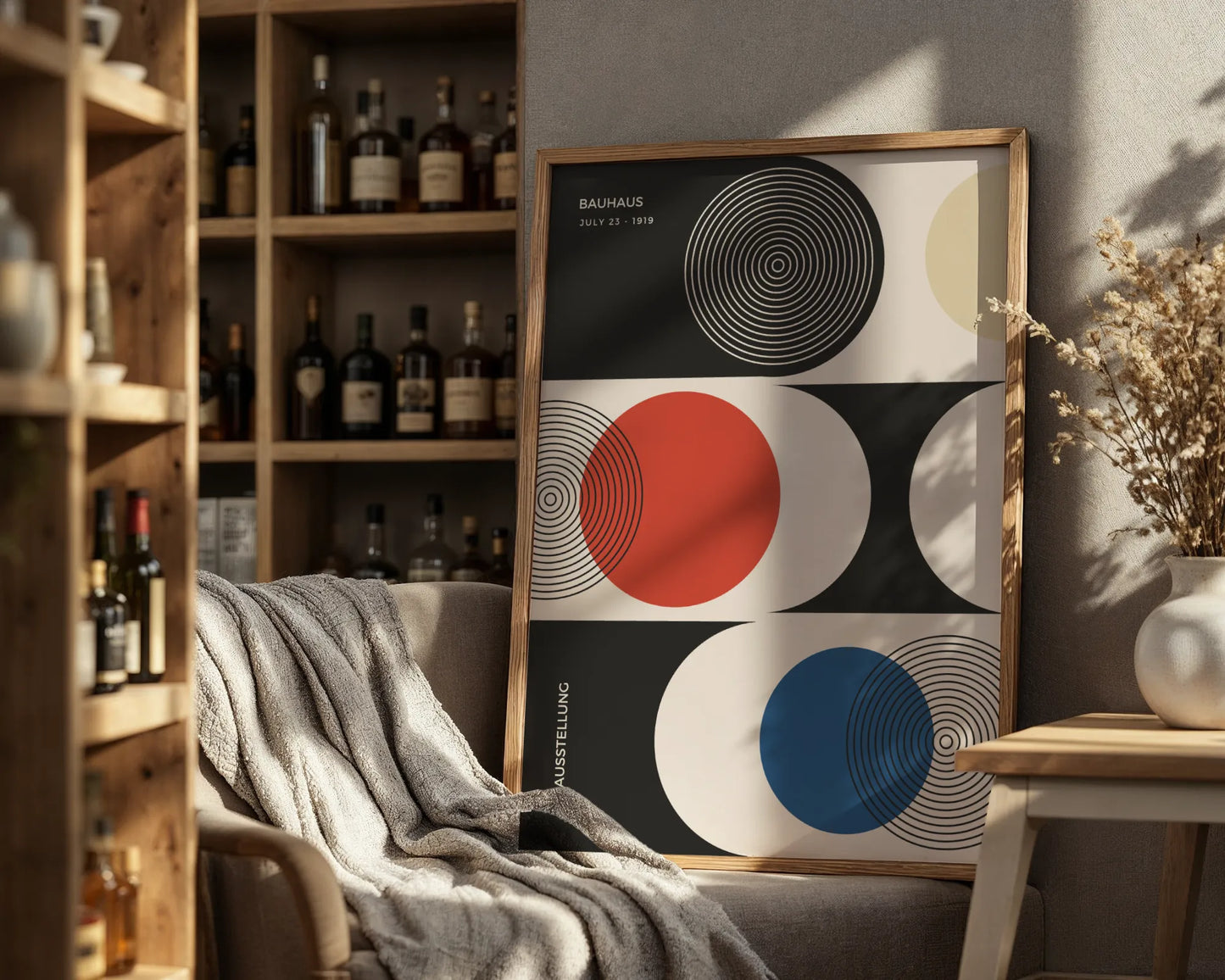 Bauhaus, Geometric, Bold Black & White, Modern Architect, Clean Design Wall Art