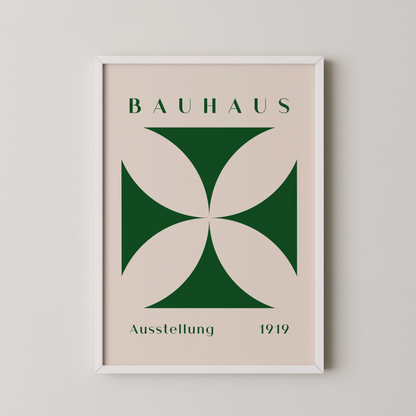 Bauhaus, Geometric III, Modern Architect, Clean Design Wall Art