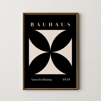 Bauhaus, Geometric I, Modern Architect, Clean Design Wall Art