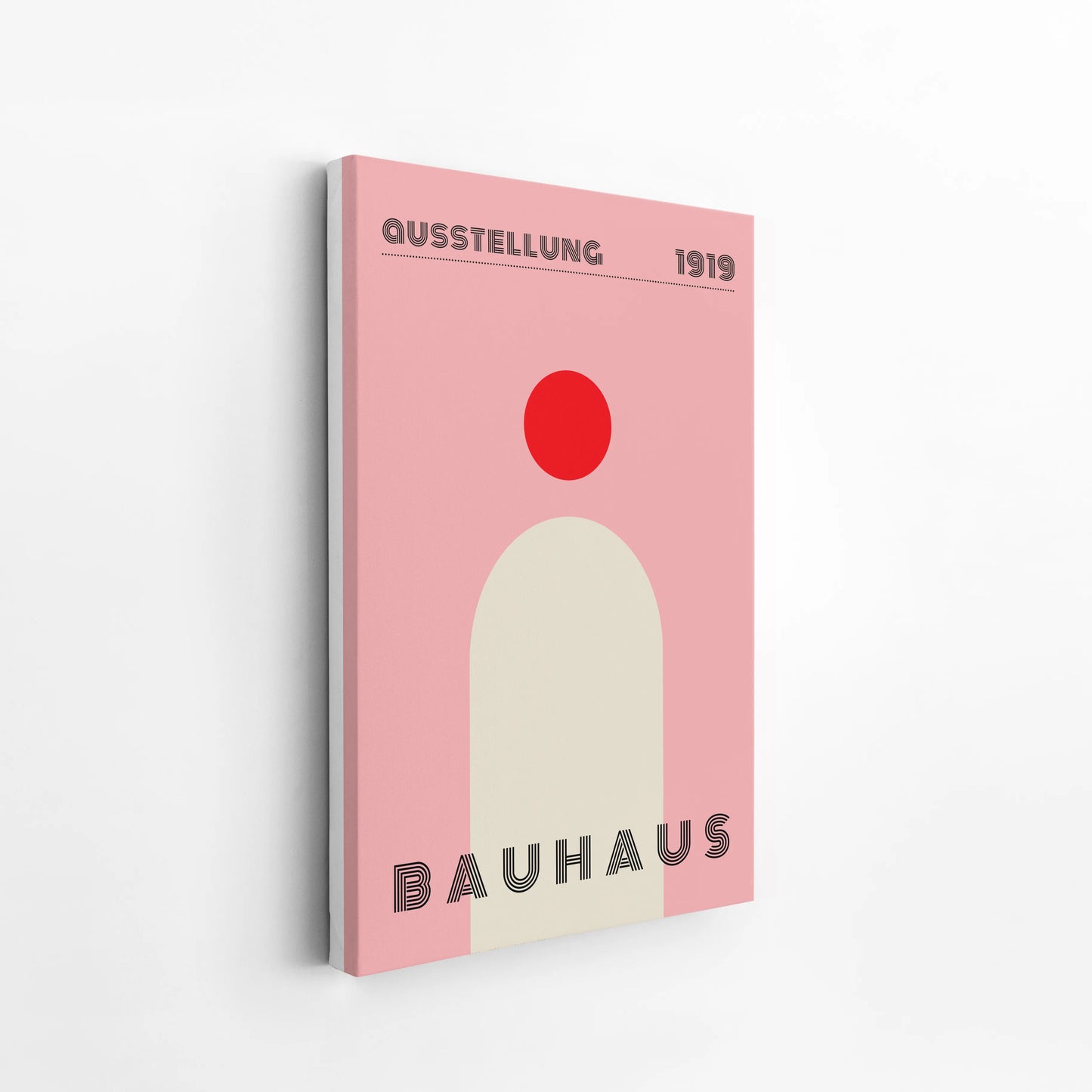 Bauhaus, Geometric, Modern Beige, Modern Architect, Clean Wall Art