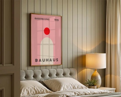 Bauhaus, Geometric, Modern Beige, Modern Architect, Clean Wall Art