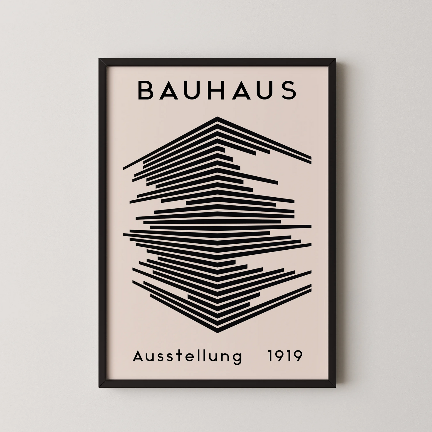 Bauhaus Geometric Print I, Modern Architect, Clean Design Wall Art