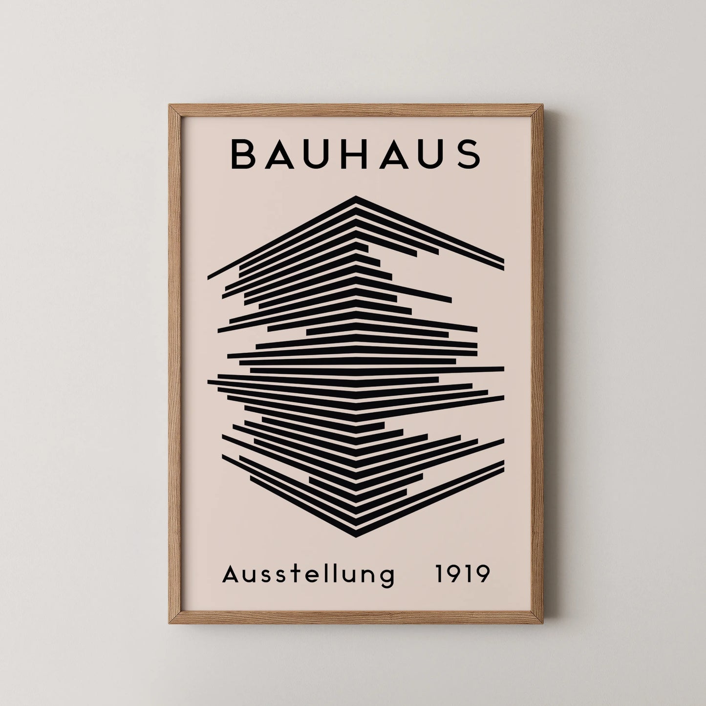 Bauhaus Geometric Print I, Modern Architect, Clean Design Wall Art