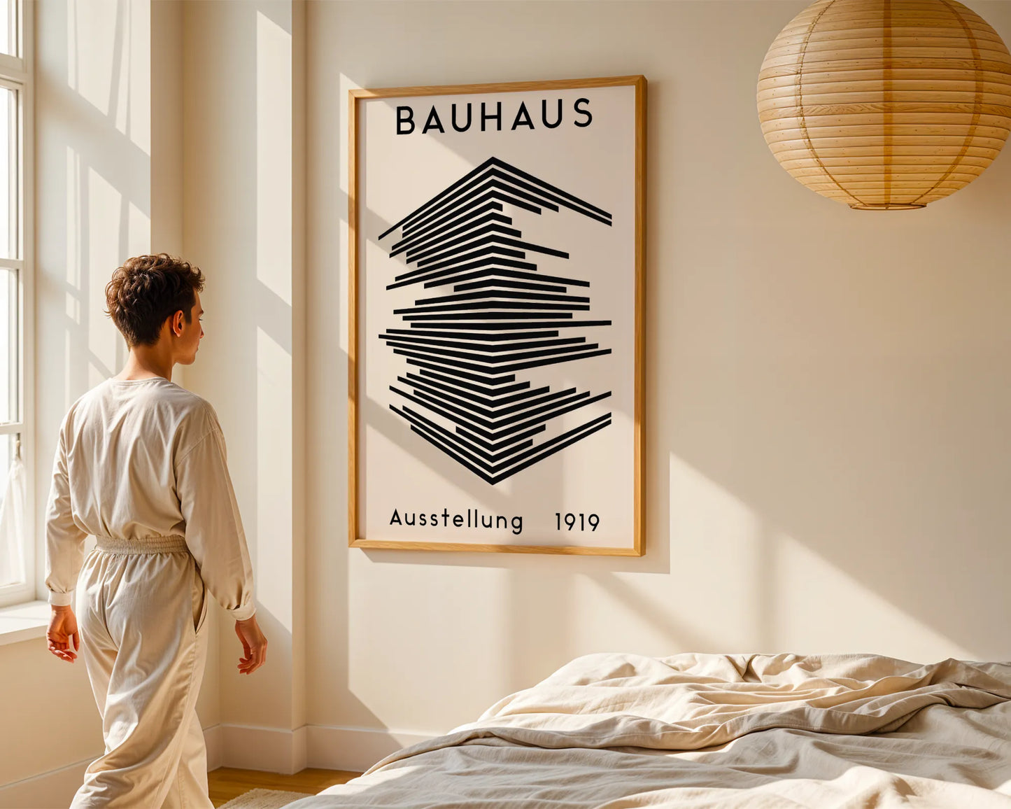 Bauhaus Geometric Print I, Modern Architect, Clean Design Wall Art