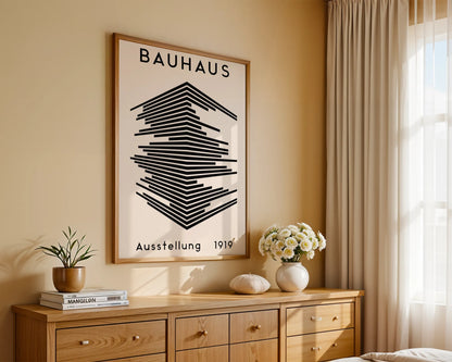 Bauhaus Geometric Print I, Modern Architect, Clean Design Wall Art