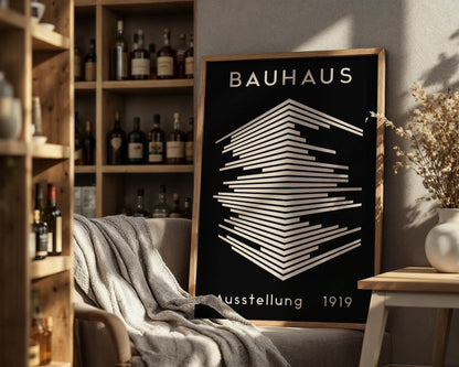 Bauhaus Geometric  Print, Modern Architect, Clean Design Wall Art