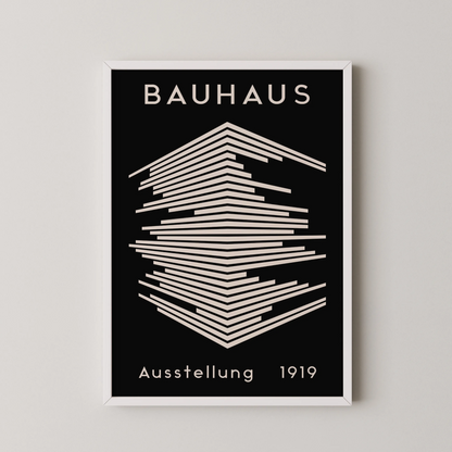 Bauhaus Geometric  Print, Modern Architect, Clean Design Wall Art