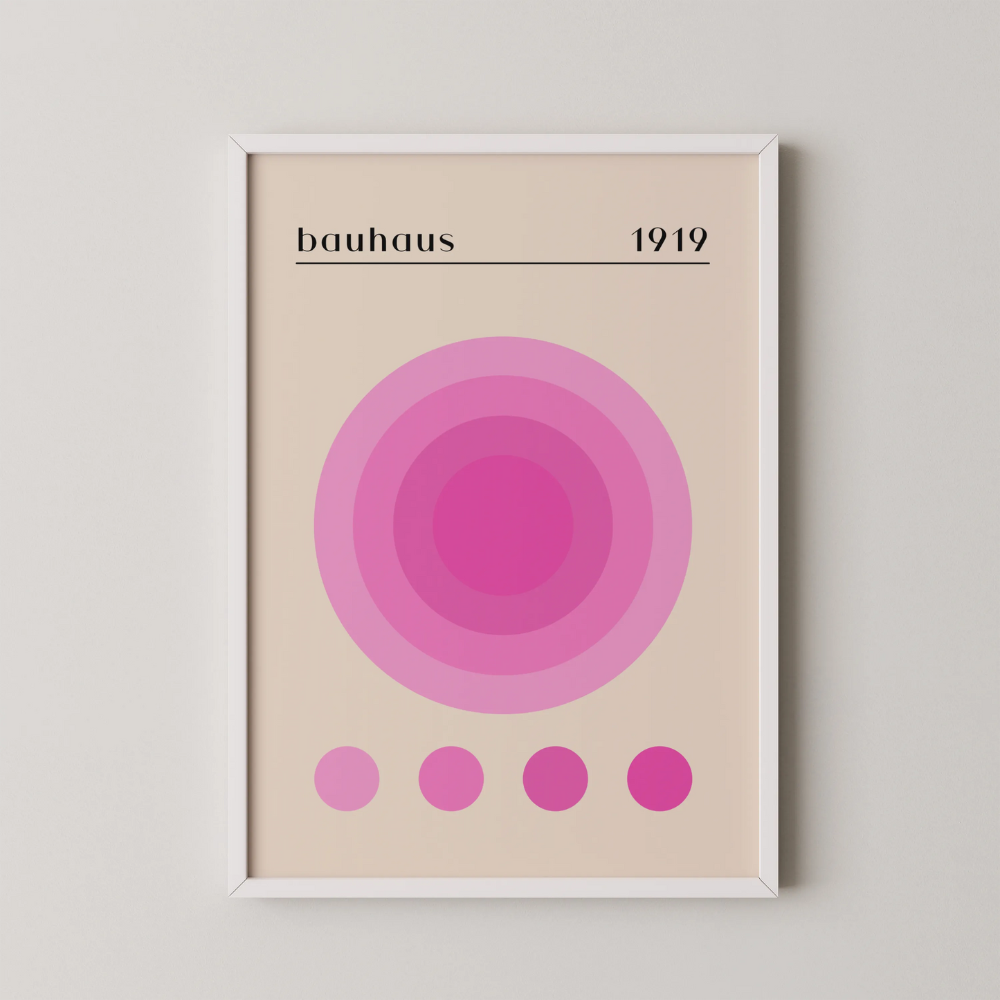 Bauhaus, Geometric IV, Modern Architect, Clean Design Wall Art
