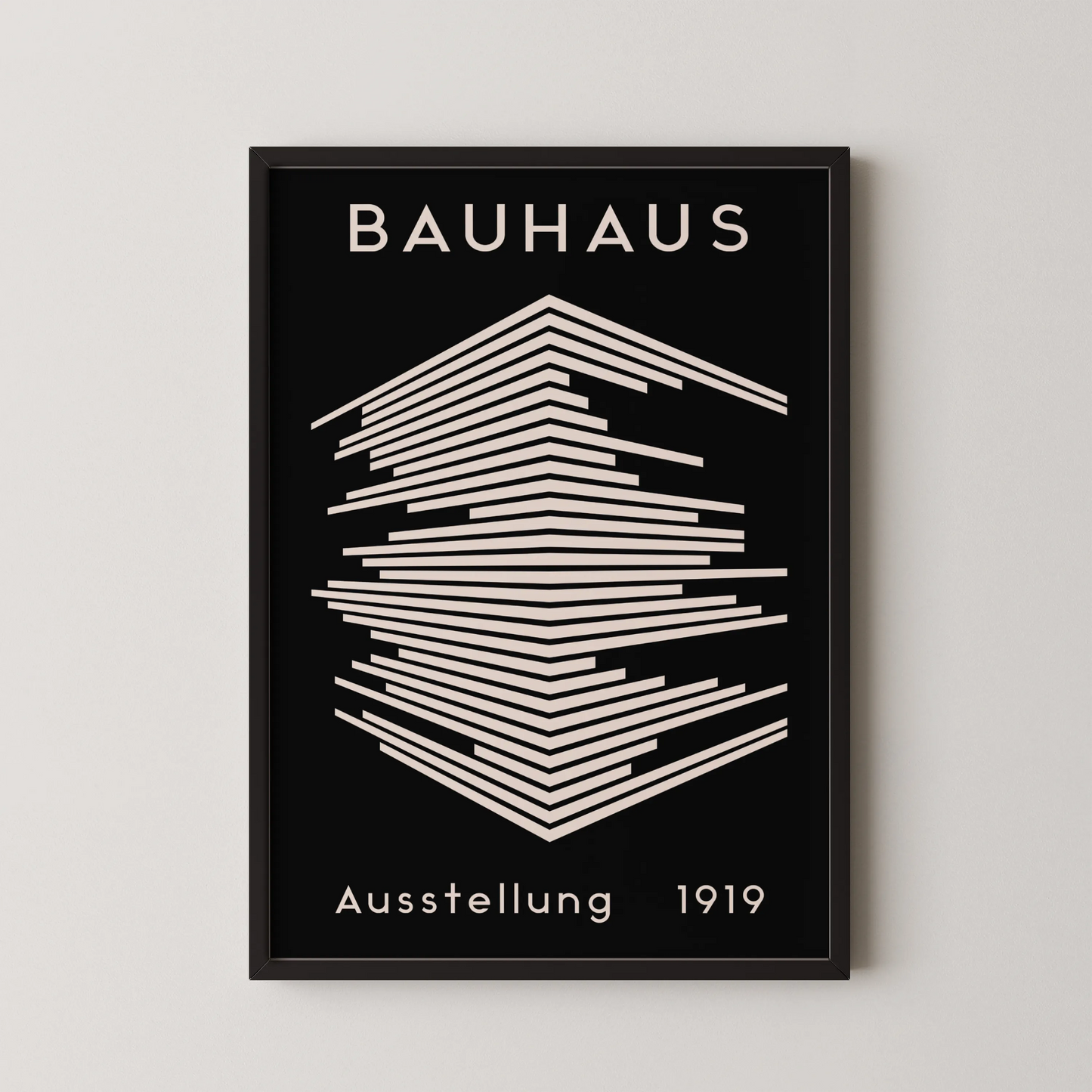 Bauhaus Geometric  Print, Modern Architect, Clean Design Wall Art