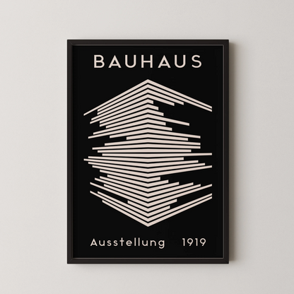 Bauhaus Geometric  Print, Modern Architect, Clean Design Wall Art