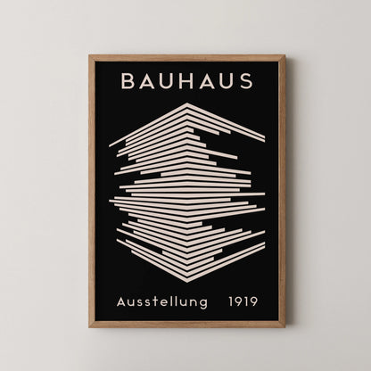 Bauhaus Geometric  Print, Modern Architect, Clean Design Wall Art