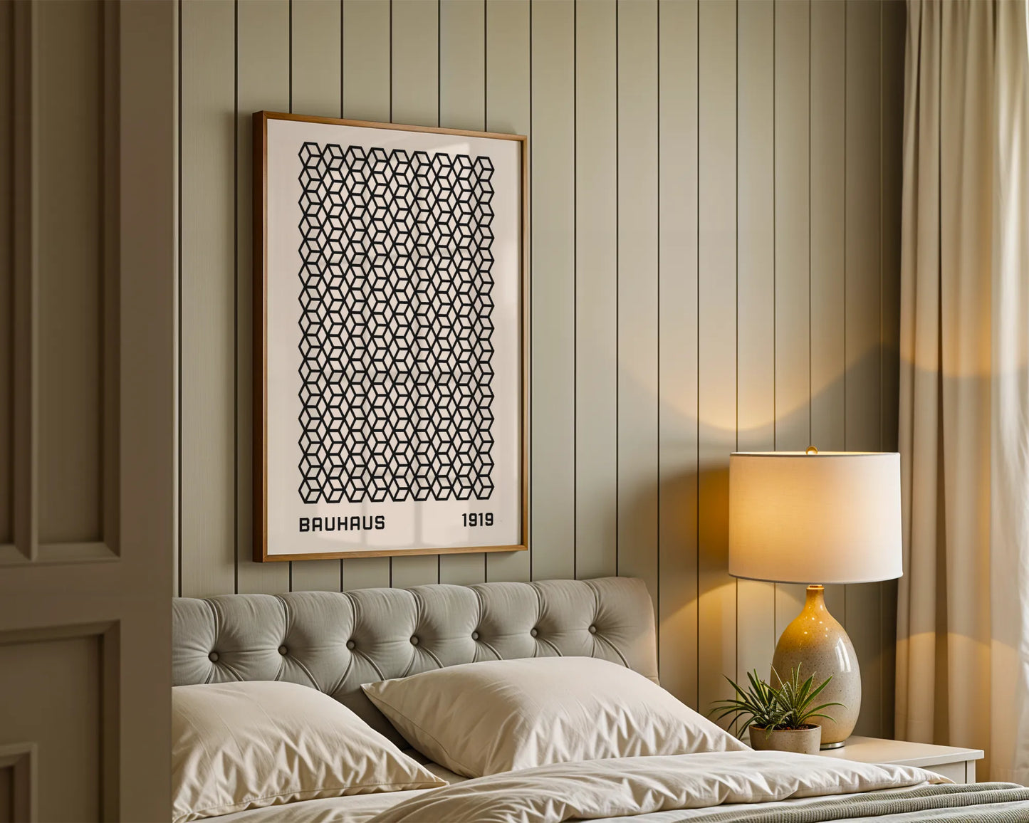 Bauhaus Geometric Print, Modern Architect, Clean Design Wall Art 1