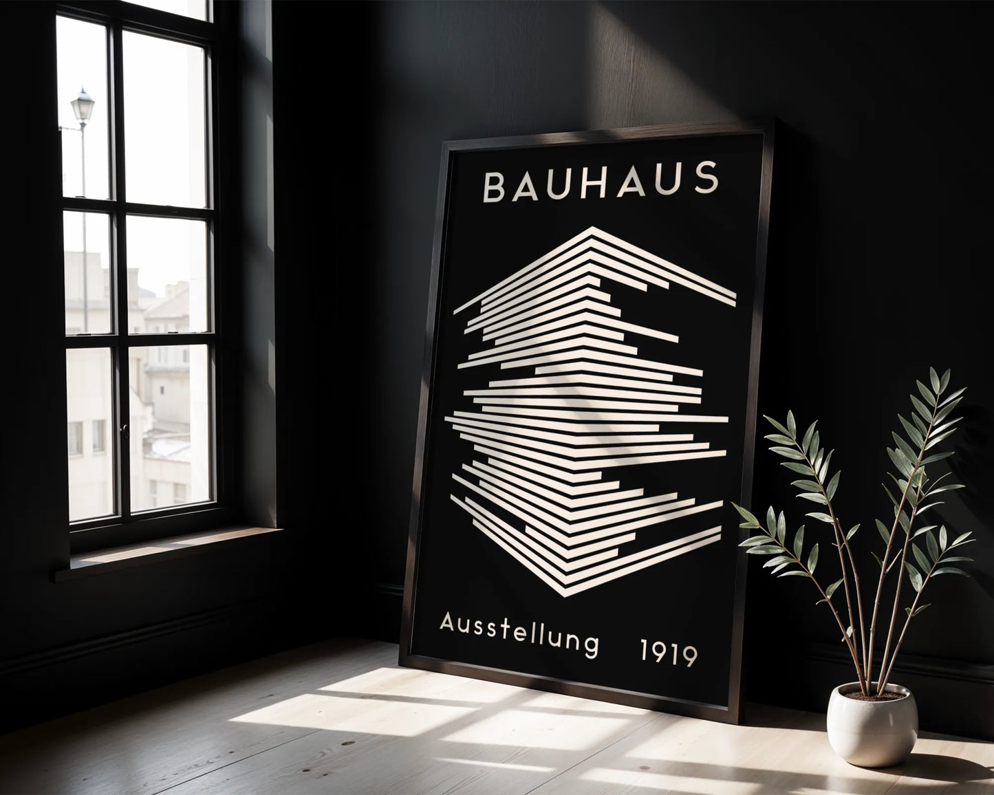 Bauhaus Geometric  Print, Modern Architect, Clean Design Wall Art
