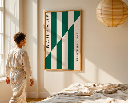 Abstract Art Lines I, Mid Century Modern, Wall Painting