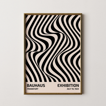 Bauhaus, Geometric Shape, Black And White, Modern Architect, Clean Wall Art