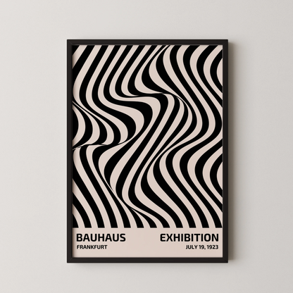 Bauhaus, Geometric Shape, Black And White, Modern Architect, Clean Wall Art