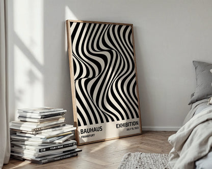 Bauhaus, Geometric Shape, Black And White, Modern Architect, Clean Wall Art