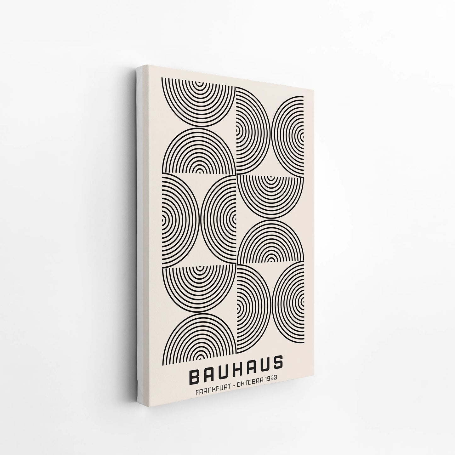 Bauhaus, Geometric Shape, Black & White, Modern Architect, Clean Wall Art