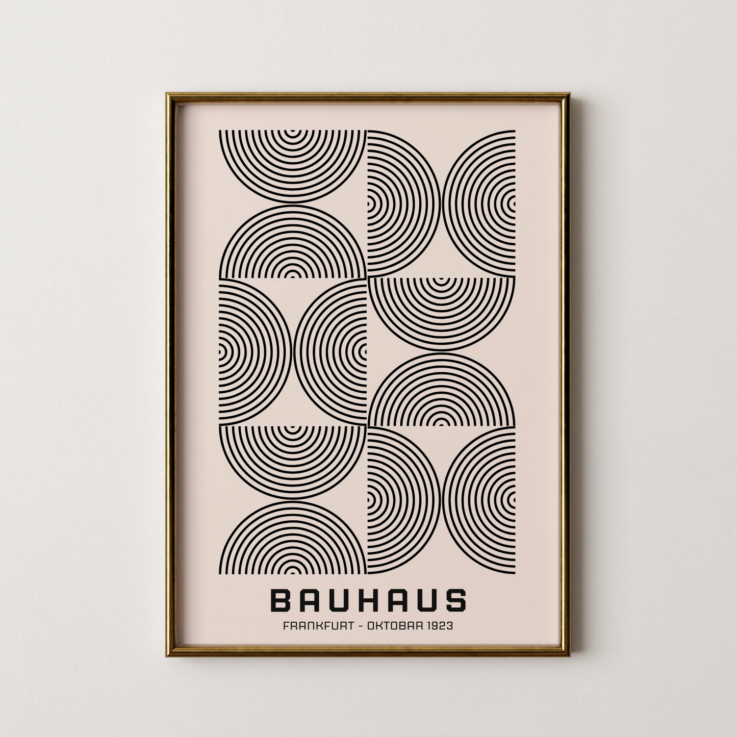 Bauhaus, Geometric Shape, Black & White, Modern Architect, Clean Wall Art