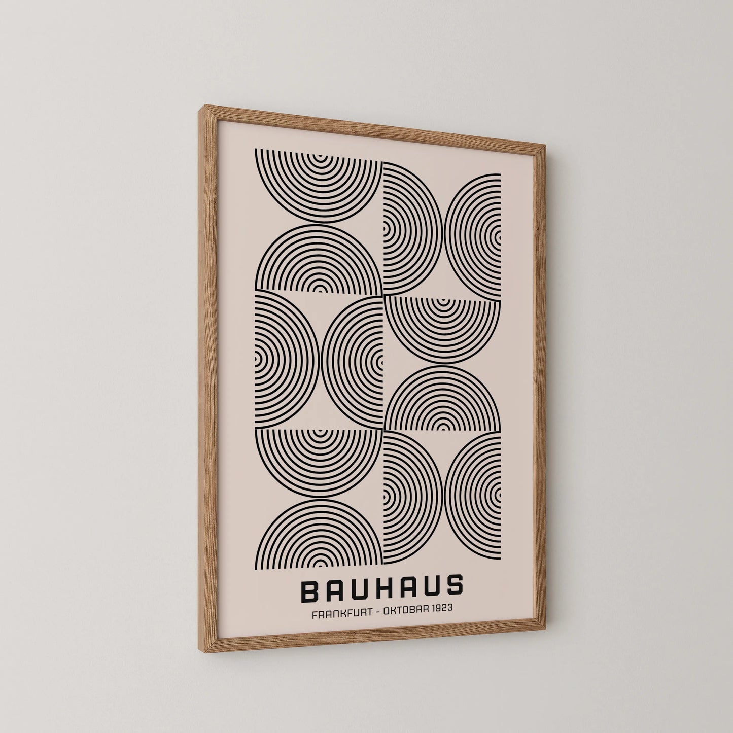 Bauhaus, Geometric Shape, Black & White, Modern Architect, Clean Wall Art