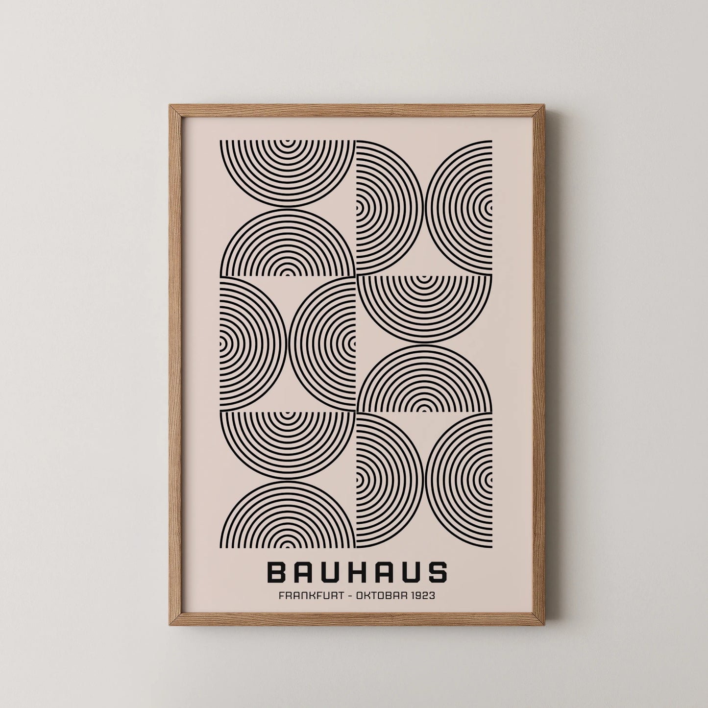 Bauhaus, Geometric Shape, Black & White, Modern Architect, Clean Wall Art