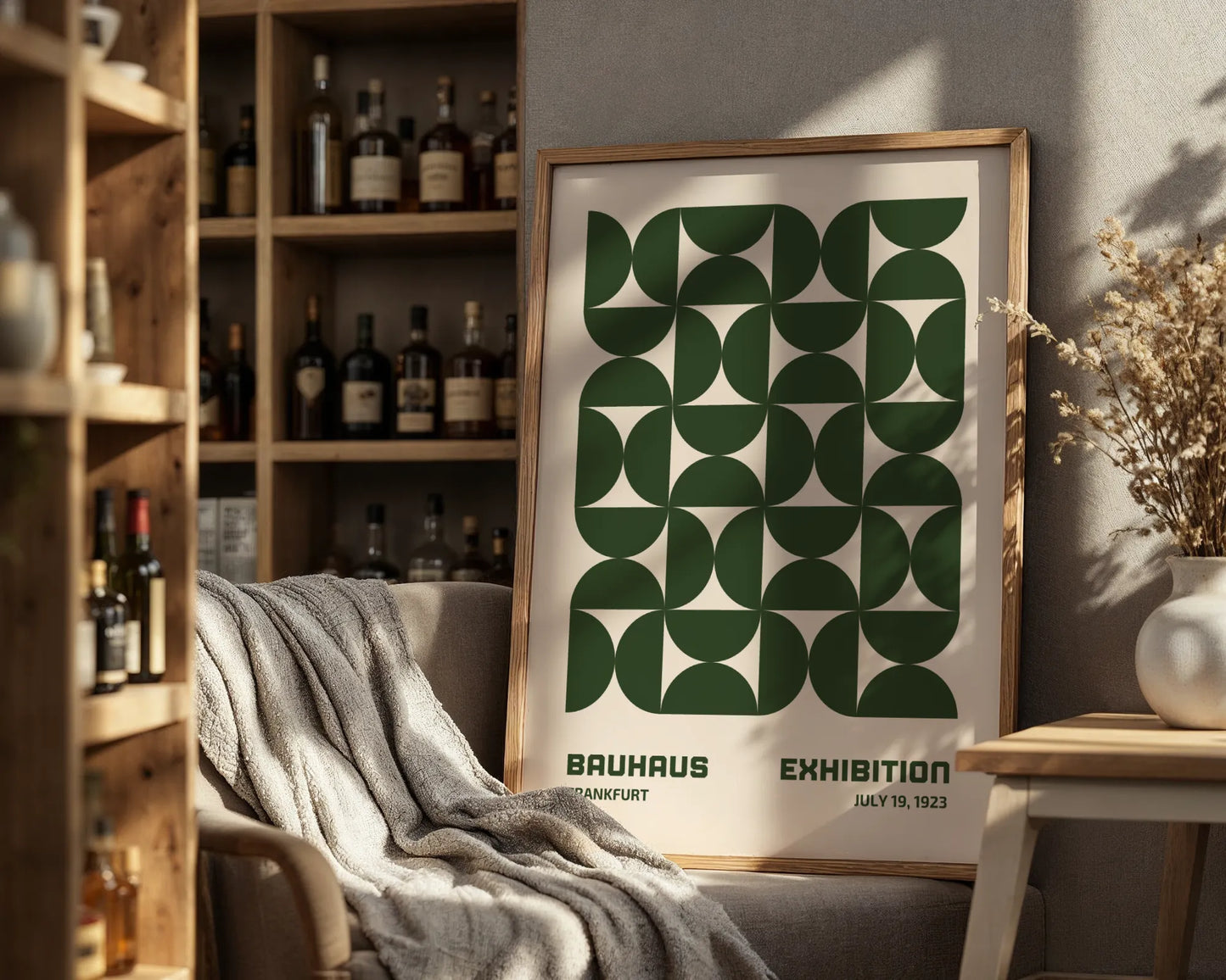 Bauhaus Geometric Shape Print, Modern Architect, Clean Design Wall Art