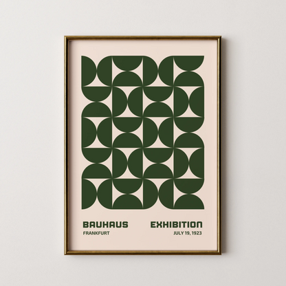 Bauhaus Geometric Shape Print, Modern Architect, Clean Design Wall Art