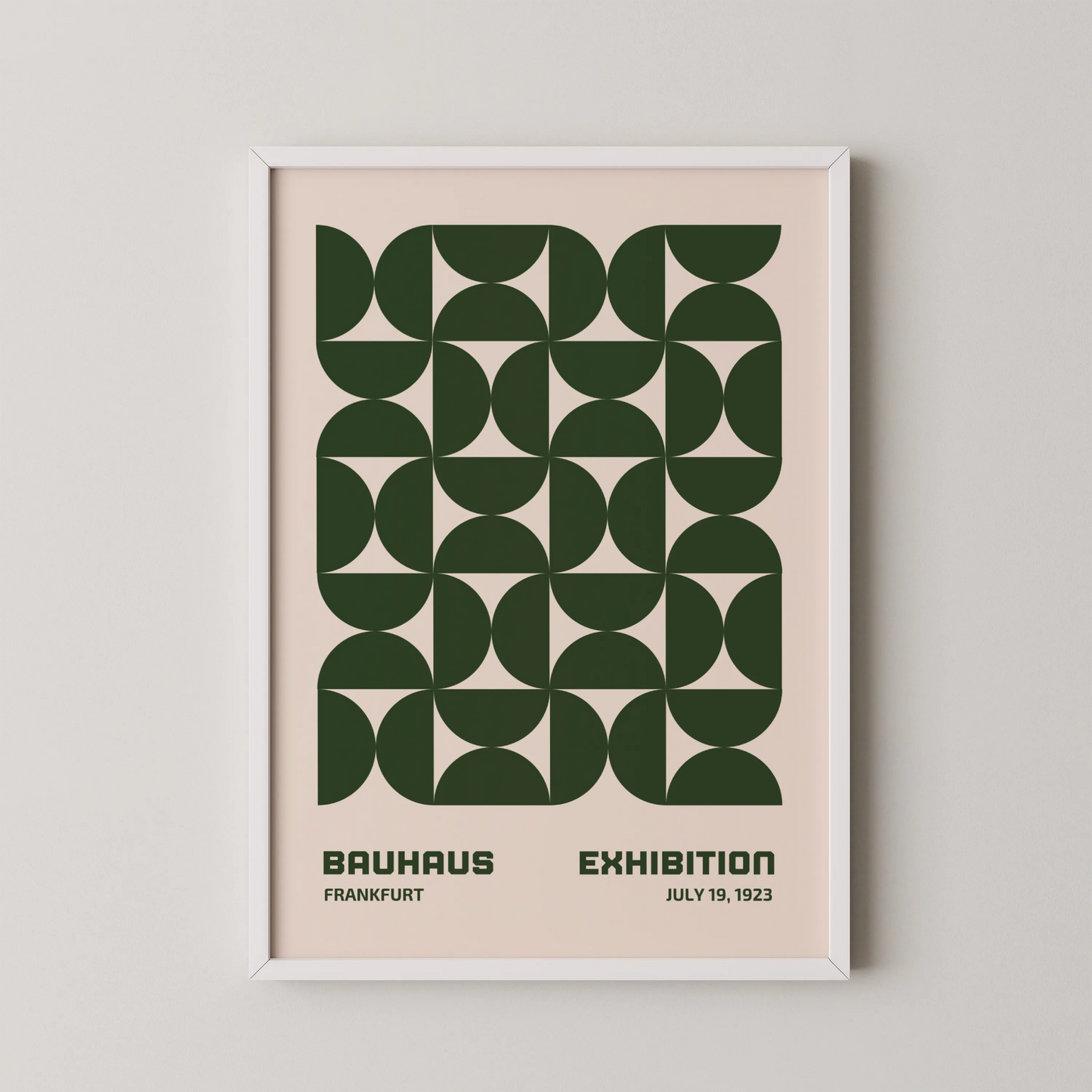 Bauhaus Geometric Shape Print, Modern Architect, Clean Design Wall Art