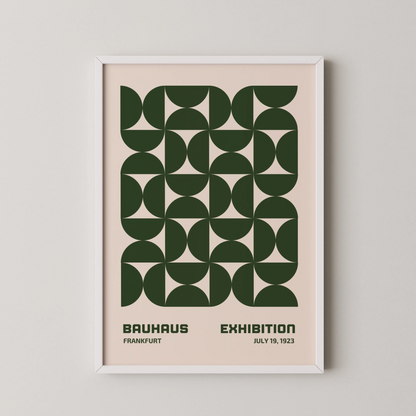 Bauhaus Geometric Shape Print, Modern Architect, Clean Design Wall Art