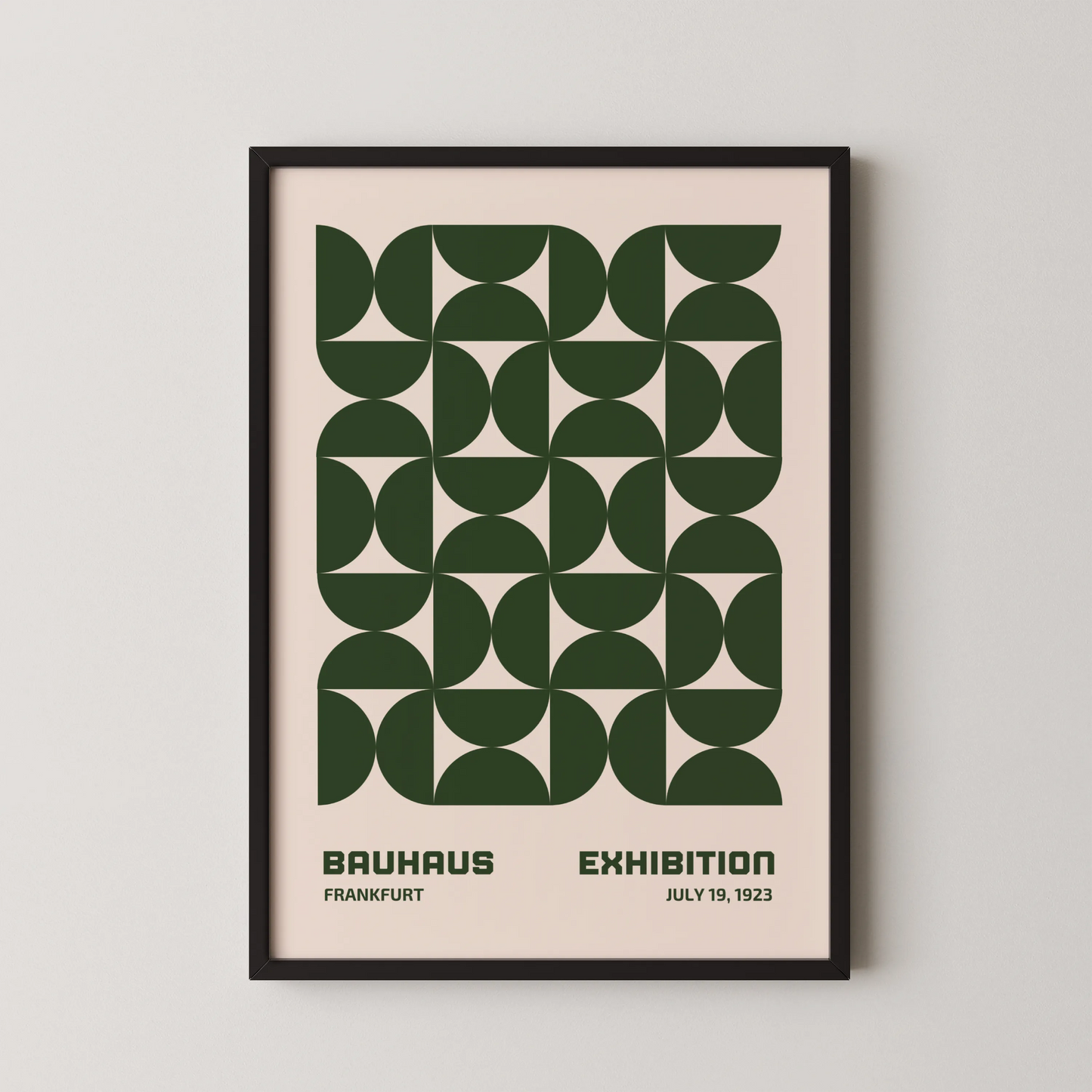 Bauhaus Geometric Shape Print, Modern Architect, Clean Design Wall Art
