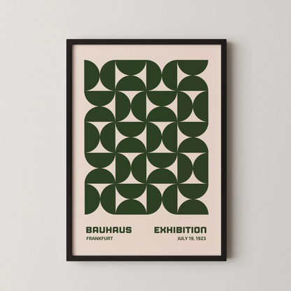Bauhaus Geometric Shape Print, Modern Architect, Clean Design Wall Art