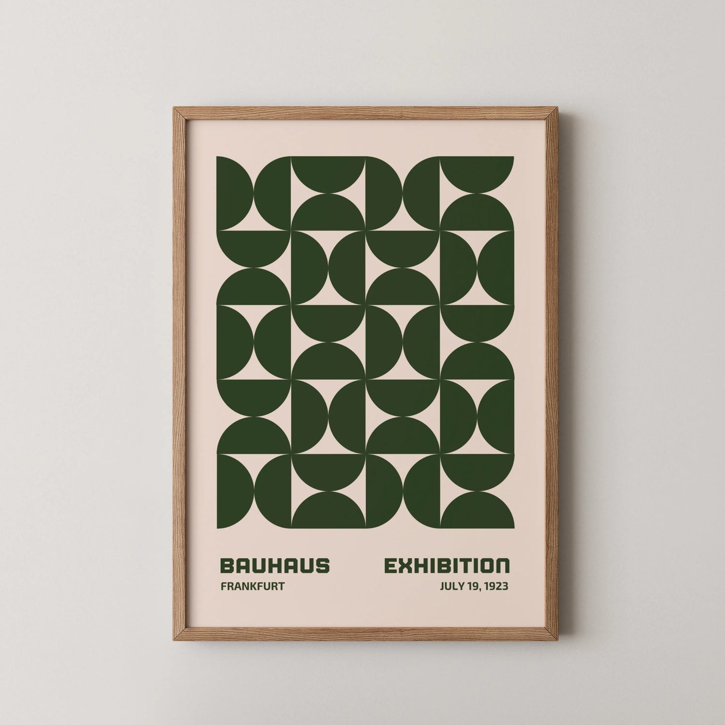Bauhaus Geometric Shape Print, Modern Architect, Clean Design Wall Art