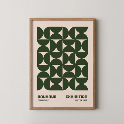 Bauhaus Geometric Shape Print, Modern Architect, Clean Design Wall Art