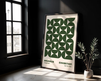 Bauhaus Geometric Shape Print, Modern Architect, Clean Design Wall Art