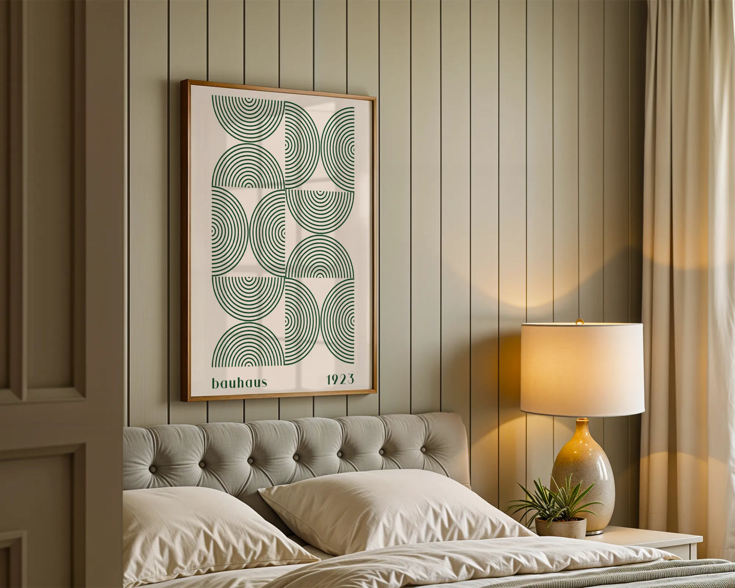 Bauhaus, Geometric V, Modern Architect, Clean Design Wall Art