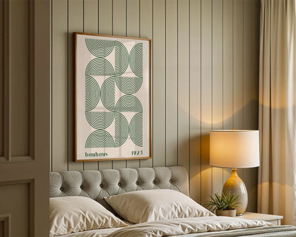 Bauhaus, Geometric V, Modern Architect, Clean Design Wall Art