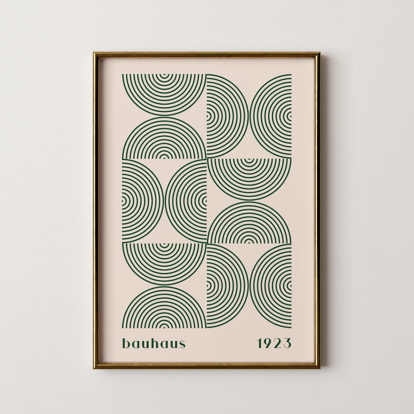 Bauhaus, Geometric V, Modern Architect, Clean Design Wall Art