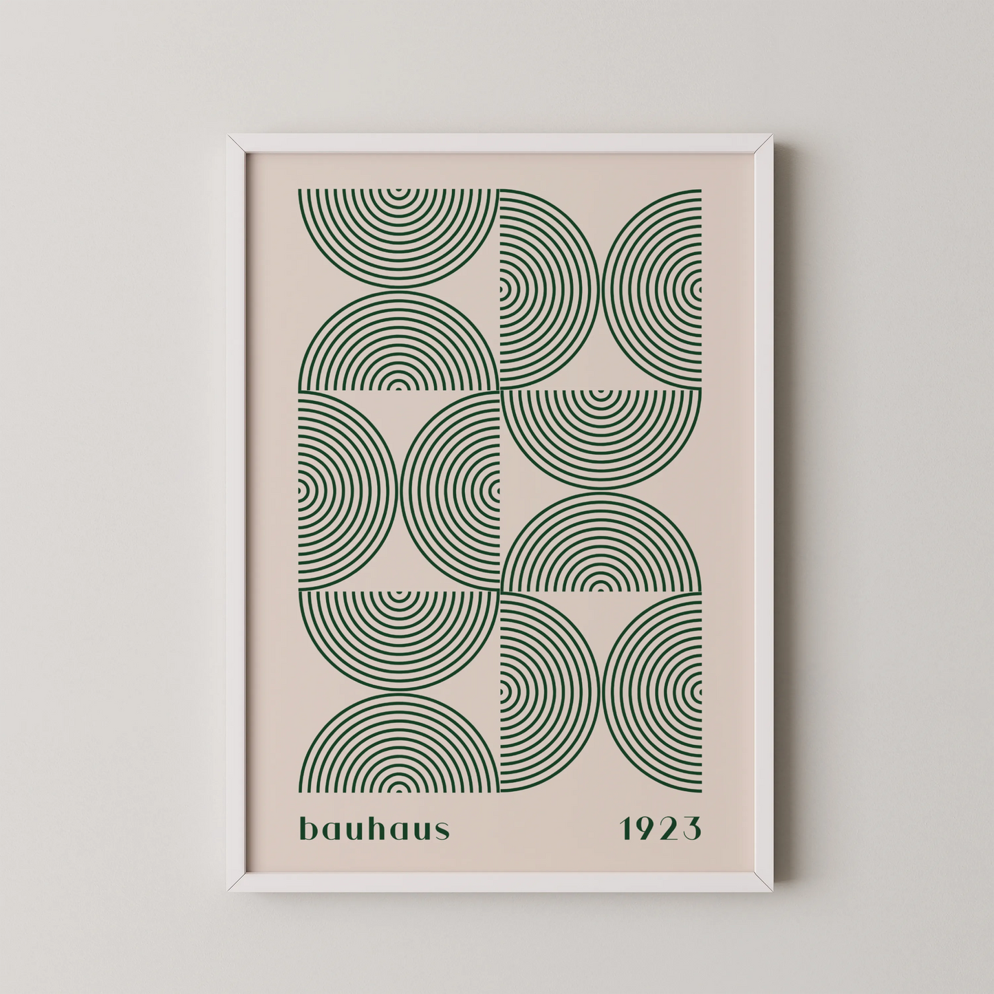 Bauhaus, Geometric V, Modern Architect, Clean Design Wall Art