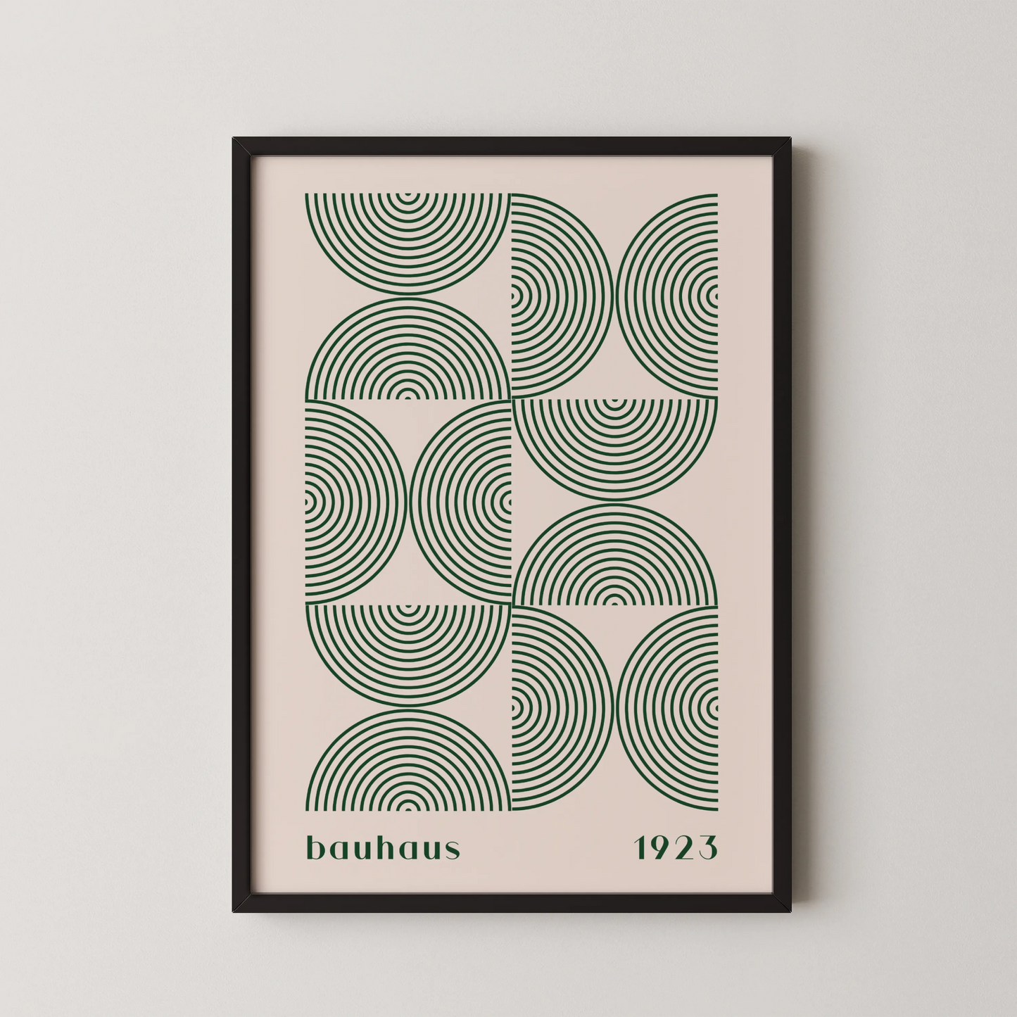 Bauhaus, Geometric V, Modern Architect, Clean Design Wall Art