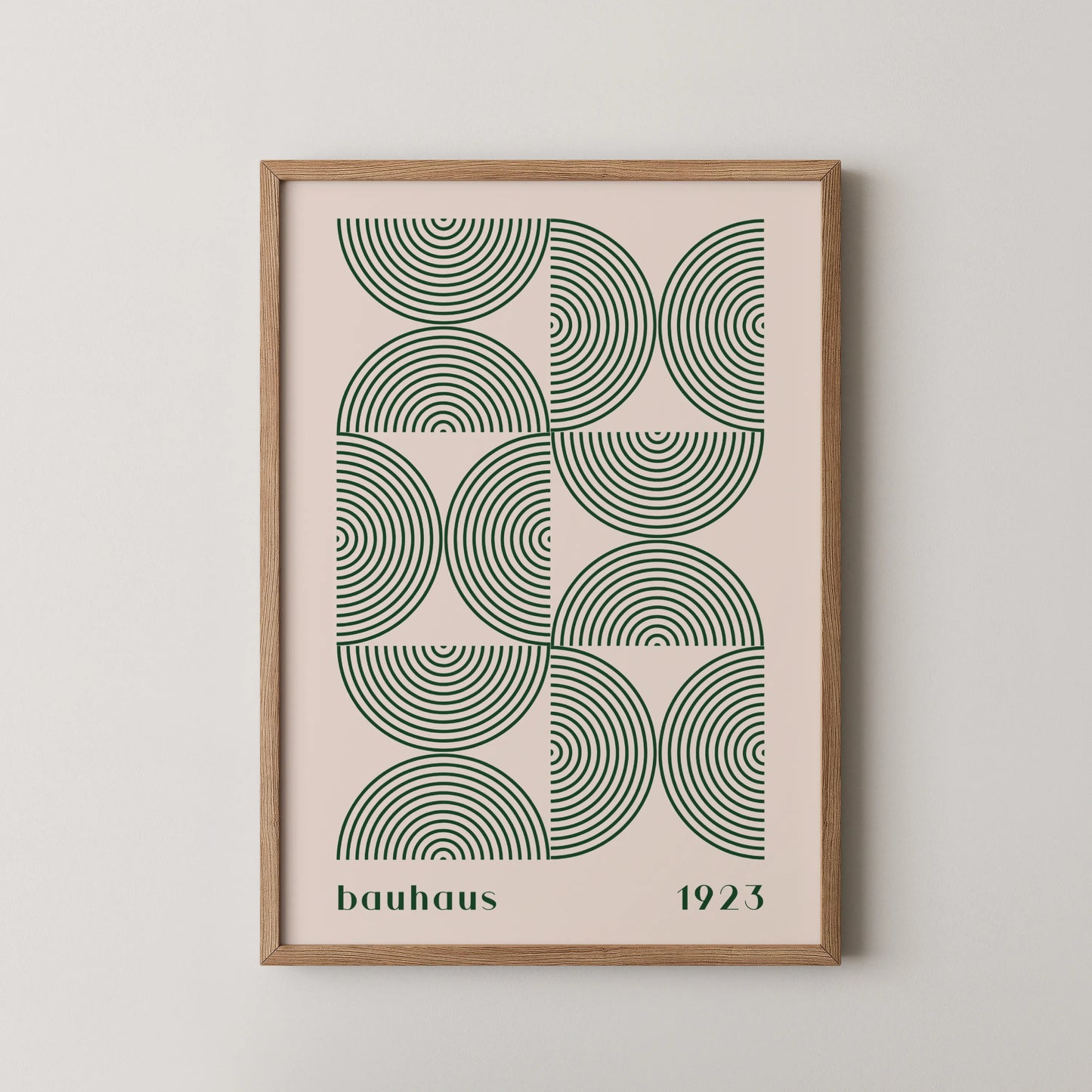 Bauhaus, Geometric V, Modern Architect, Clean Design Wall Art