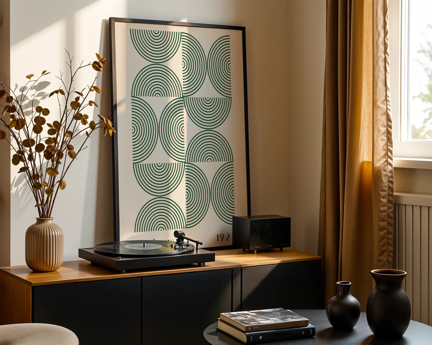Bauhaus, Geometric V, Modern Architect, Clean Design Wall Art