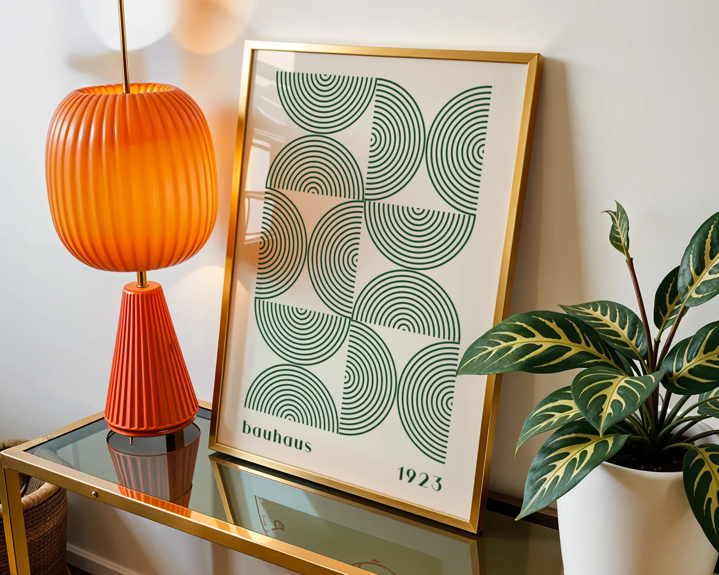 Bauhaus, Geometric V, Modern Architect, Clean Design Wall Art