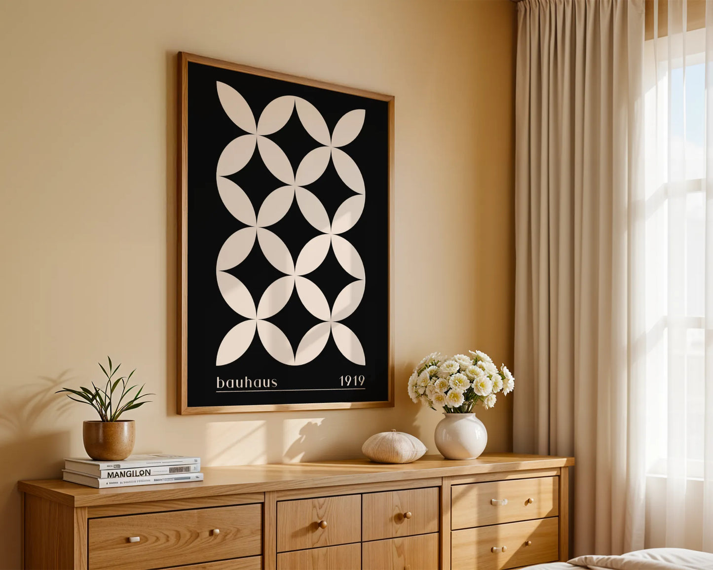 Bauhaus III, Geometric Print, Modern Architect, Clean Design Wall Art