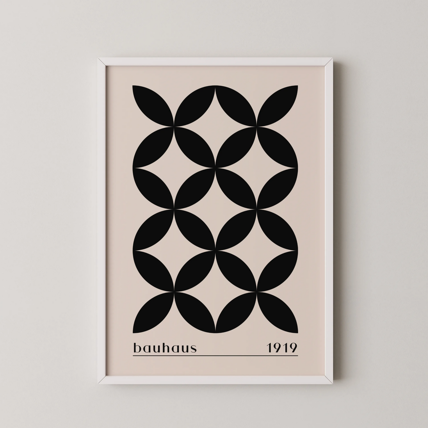 Bauhaus II, Geometric Print, Modern Architect, Clean Design Wall Art