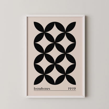 Bauhaus II, Geometric Print, Modern Architect, Clean Design Wall Art