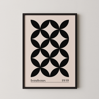 Bauhaus II, Geometric Print, Modern Architect, Clean Design Wall Art