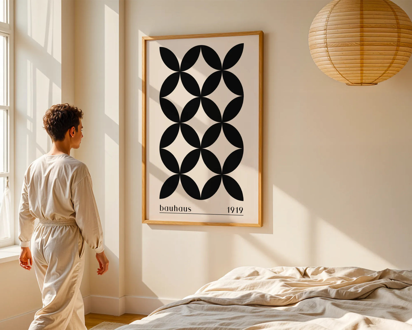 Bauhaus II, Geometric Print, Modern Architect, Clean Design Wall Art