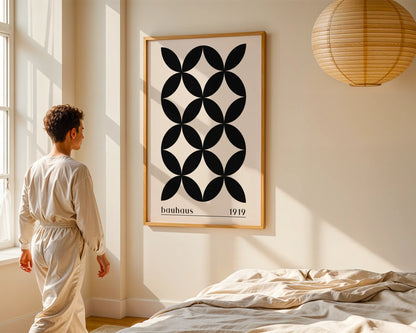 Bauhaus II, Geometric Print, Modern Architect, Clean Design Wall Art