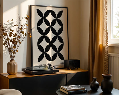 Bauhaus II, Geometric Print, Modern Architect, Clean Design Wall Art