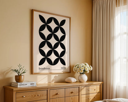 Bauhaus II, Geometric Print, Modern Architect, Clean Design Wall Art